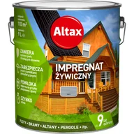 Farby i impregnaty do drewna - Altax Impregnat żywiczny 9 l szary - miniaturka - grafika 1