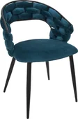 Krzesła - Intesi Krzesło Swyer niebieskie - miniaturka - grafika 1