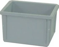 Pojemniki przemysłowe - Artech Pojemnik magazynowy, wym. 40 x 30, kolor, atest na kontakt z żywnością szary - miniaturka - grafika 1