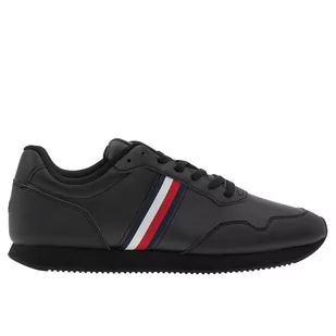 Buty Tommy Hilfiger Core Lo Runner FM0FM04834-0GQ - czarne - Buty sportowe męskie - miniaturka - grafika 1