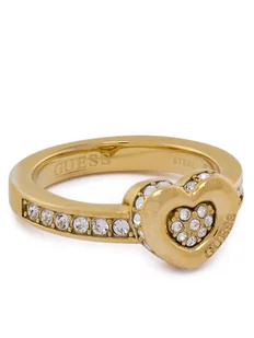 Guess Pierścionek JUBR05 464JW Złoty - Pierścionki - miniaturka - grafika 1