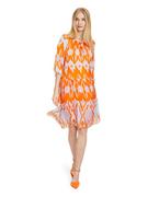 Sukienki - CARTOON Sukienka w kolorze pomarańczowo-kremowym - miniaturka - grafika 1