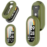 Akcesoria do smartwatchy - Etui silikonowe Vanfone do Xiaomi Mi Band 8, khaki - miniaturka - grafika 1