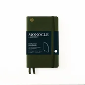 Notesy i bloczki - Notatnik Monocle by Leuchtturm1917 Pocket A6, Miękka Oprawa, Kropki, Olive - miniaturka - grafika 1