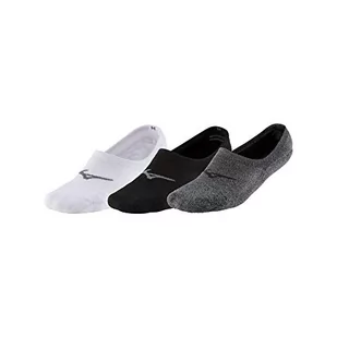 Mizuno Unisex Super skarpety 3P, białe/czarne/szare, XL - Skarpetki damskie - miniaturka - grafika 1