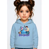 Bluzy dla dziewczynek - BLUZA DZIECIĘCA KPOP DEMON HUNTERS HUNTRIX 104 Z KAPTUREM BAWEŁNIANA - miniaturka - grafika 1