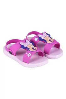 Buty dla dziewczynek - Sandały dziewczęce Myszka Minnie różowe - grafika 1
