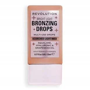 Makeup Revolution Bright Light krople brązujące do ciała W101 Scorched Light 23ml - Bronzery i konturowanie twarzy - miniaturka - grafika 1