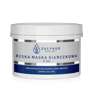 SULPHUR ZDROJ BUSKA Maska siarkowa 500 g 7033377 - Problemy skórne SULPHUR ZDROJ BUSKA Maska siarkowa 500 g 7033377 - Problemy skórne - miniaturka - grafika 2