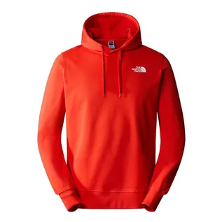 Bluzy sportowe męskie - Bluza The North Face Drew Peak 0A2S5715Q1 - czerwona - grafika 1