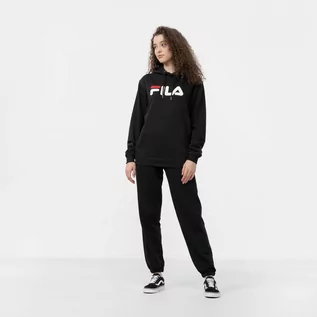 Spodnie sportowe damskie - Damskie spodnie dresowe FILA BANDIRMA high waist sweat pants - czarne - grafika 1