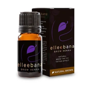 Elleebana, Brow, Henna do brwi Naturalny Brąz, 10 g - Akcesoria i kosmetyki do stylizacji brwi - miniaturka - grafika 1