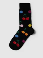 Skarpetki damskie - Skarpety ze wzorem na całej powierzchni model ‘CHERRY’ - miniaturka - grafika 1