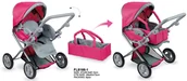 Zabawy w naśladowanie dorosłych - Wózek Różowy 2w1 - miniaturka - grafika 1