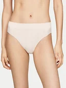 Majtki damskie - Tommy Hilfiger Figi klasyczne UW0UW05502 Beżowy - miniaturka - grafika 1