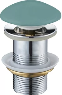 Mexen korek klik-klak okrągły, zielony jasny ceramiczny mat - 79910-48 - Korki do umywalek - miniaturka - grafika 1