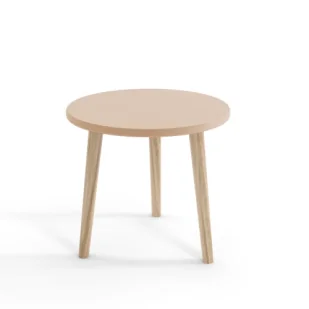 Stolik okrągły Beige Harmony - Szafy i szafki dla dzieci - miniaturka - grafika 1