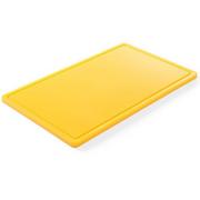 Deski do krojenia - Hendi Deska do krojenia HACCP do drobiu GN 1/1 żółta 826058 - miniaturka - grafika 1