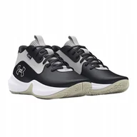 Buty sportowe męskie - Buty do koszykówki Under Armour Lockdown 7 black/silt/distant gray 46 Eu - miniaturka - grafika 1