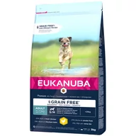 Sucha karma dla psów - Eukanuba Grain Free Adult Small / Medium Breed, kurczak - 3 kg - miniaturka - grafika 1