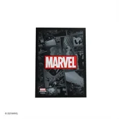 Akcesoria do gier planszowych - Gamegenic Marvel Champions Art Sleeves Black 66 x 91 mm 51 szt. - miniaturka - grafika 1
