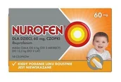 Leki przeciwbólowe - Boots Healthcare Nurofen dla dzieci 60mg 10 szt. - miniaturka - grafika 1