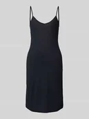 Bielizna nocna - Halka z zaokrąglonym dekoltem w serek - miniaturka - grafika 1