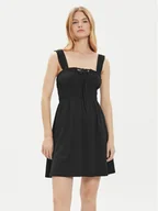 Sukienki - Brave Soul Sukienka letnia LDRJ-627WINONA Czarny Straight Fit - miniaturka - grafika 1