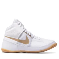 Kimona, stroje i obuwie - Buty bokserskie Nike Fury AO2416 170 Biały - miniaturka - grafika 1