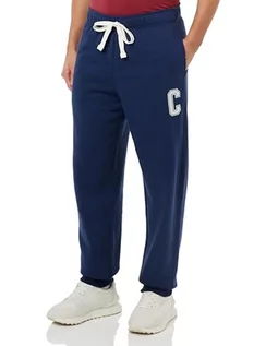 Spodenki męskie - Champion Legacy Athletics-Powerblend Rib Cuff męskie spodnie dresowe, Blu Marino, L - grafika 1