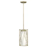 Lampy sufitowe - Lampa wisząca Nest - kolor biały, srebrny - HK/NEST/P/A SL - miniaturka - grafika 1