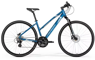 Rower damski crossowy Merida Crossway 15-D lady XS (39) blue (steel blue/white) - Rowery - miniaturka - grafika 1