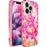 Etui i futerały do telefonów - Laut Etui Huex Tie Dye do iPhone 13 Pro Max różowe - miniaturka - grafika 1