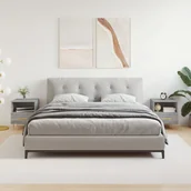 Szafki nocne - Szafki nocne, 2 szt., szary dąb sonoma, 40x35x47,5 cm Lumarko! - miniaturka - grafika 1