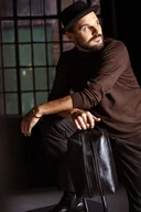 Nerki - PROPS & Kowalonek Kosmetyczka męska czarna eko skóra - miniaturka - grafika 1