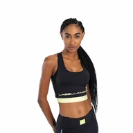 Bielizna sportowa damska - Biustonosz sportowy LABELLAMAFIA SPORTS BRA DISTURBIA BLACK - miniaturka - grafika 1