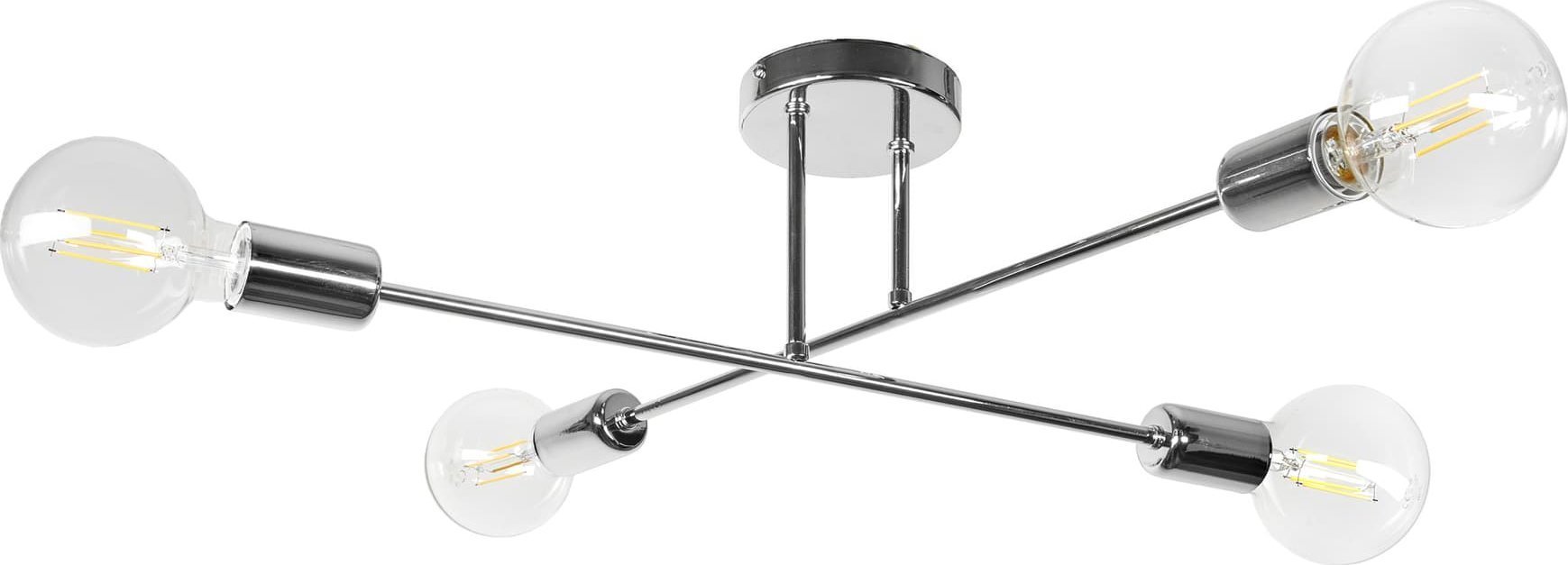 Lampa wisząca Orno SOLO 4P E27, lampa wisząca, max. 4x60W, chrom