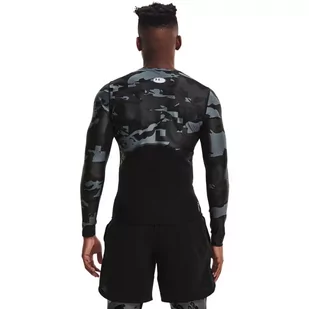 Koszulka męska Under Armour Isochill Compression Print LS - Koszulki sportowe męskie - miniaturka - grafika 2