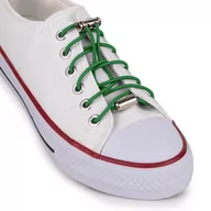Akcesoria obuwnicze - Sznurówki do butów bez wiązania zielone - miniaturka - grafika 1