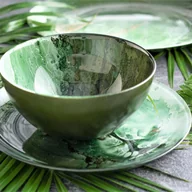 Miski i półmiski - Salaterka miseczka szklana 15 cm AGAT - miniaturka - grafika 1