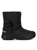 Buty dla dziewczynek - Hunter Śniegowce JFT6166WWU-BLK Czarny - miniaturka - grafika 1
