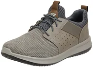 Sneakersy męskie - Skechers Męskie sneakersy Delson-Camben 45 EU, szarobrązowy, 41.5 EU - miniaturka - grafika 1