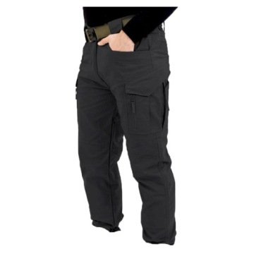 Spodnie Taktyczne Bojówki Texar Elite Pro 2.0 Micro Rip Stop Czarne L Long
