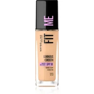 Podkłady do twarzy - Maybelline Fit Me podkład w płynie odcień 120 Classic Ivory) 30 ml - miniaturka - grafika 1