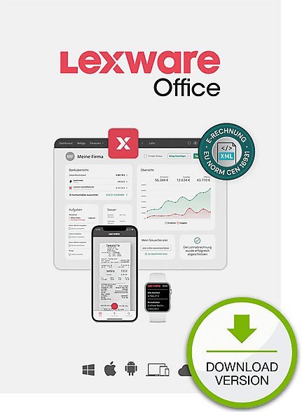 Lexware Office XL - 1 Device, 1 Year - ESD-DownloadESD 01347-0564