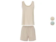 Piżamy damskie - esmara® Piżama damska z lnem i wiskozą - miniaturka - grafika 1