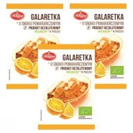 Galaretki - Amylon Galaretka pomarańczowa  Zestaw 3 x 40 g Bio - miniaturka - grafika 1