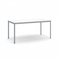 Stoły - B2B Partner Stół do jadalni i stołówki, ciemnoszara konstrukcja, 1600 x 800 mm, buk 555774 - miniaturka - grafika 1