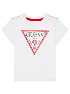 Koszulki dla chłopców - Guess T-Shirt N73I55 K8HM0 Biały Regular Fit - grafika 1