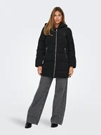 Kurtki damskie - ONLY Płaszcz pikowany w kolorze czarnym - miniaturka - grafika 1